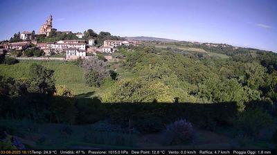 immagine della webcam nei dintorni di San Paolo Solbrito: webcam Cerreto d'Asti