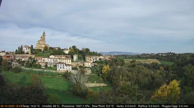 immagine della webcam nei dintorni di Baldissero Torinese: webcam Cerreto d'Asti