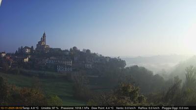 immagine della webcam nei dintorni di Costigliole d'Asti: webcam Cerreto d'Asti