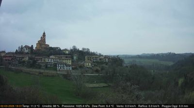 immagine della webcam nei dintorni di Pecetto Torinese: webcam Cerreto d'Asti