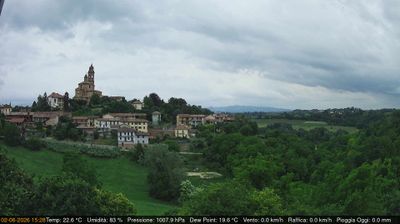 immagine della webcam nei dintorni di Pecetto Torinese: webcam Cerreto d'Asti