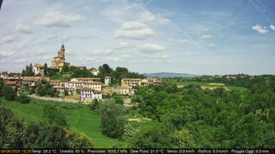immagine della webcam nei dintorni di Coniolo: webcam Cerreto d'Asti