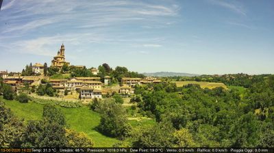 immagine della webcam nei dintorni di Torino: webcam Cerreto d'Asti