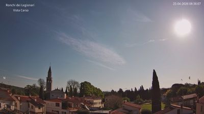 immagine della webcam nei dintorni di Cividale del Friuli: webcam Ronchi dei Legionari