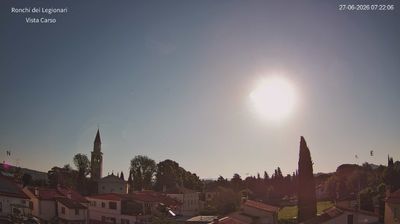 immagine della webcam nei dintorni di Carlino: webcam Ronchi dei Legionari