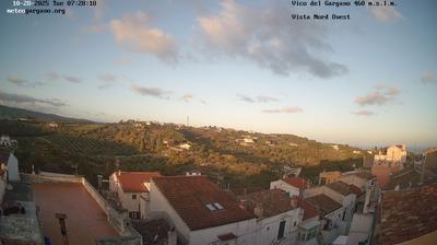 immagine della webcam nei dintorni di Scoglio Paradiso: webcam Vico del Gargano