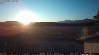 immagine della webcam nei dintorni di Tramutola: webcam Grumento Nova