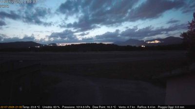 immagine della webcam nei dintorni di Monte Sirino: webcam Grumento Nova