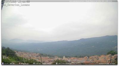 immagine della webcam nei dintorni di Campo Tenese: webcam San Severino Lucano
