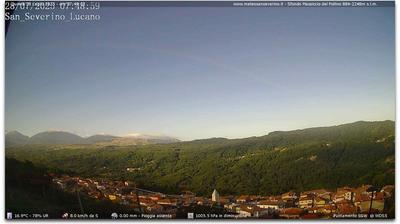 immagine della webcam nei dintorni di Morano Calabro: webcam San Severino Lucano