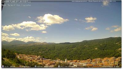 immagine della webcam nei dintorni di Campo Tenese: webcam San Severino Lucano