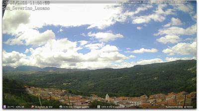 immagine della webcam nei dintorni di Morano Calabro: webcam San Severino Lucano