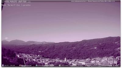 immagine della webcam nei dintorni di Campo Tenese: webcam San Severino Lucano