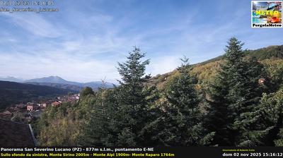 immagine della webcam nei dintorni di Monte Sirino: webcam San Severino Lucano