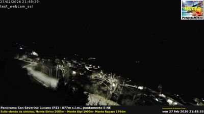 immagine della webcam nei dintorni di Monte Sirino: webcam San Severino Lucano