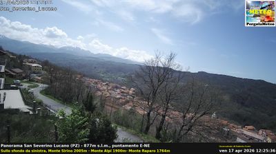 immagine della webcam nei dintorni di Morano Calabro: webcam San Severino Lucano