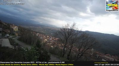 immagine della webcam nei dintorni di Monte Sirino: webcam San Severino Lucano