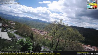 immagine della webcam nei dintorni di Grumento Nova: webcam San Severino Lucano