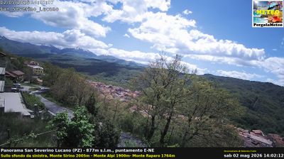 immagine della webcam nei dintorni di Moliterno: webcam San Severino Lucano