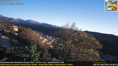immagine della webcam nei dintorni di San Basile: webcam San Severino Lucano