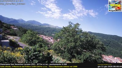immagine della webcam nei dintorni di Morano Calabro: webcam San Severino Lucano