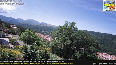immagine della webcam nei dintorni di Morano Calabro: webcam San Severino Lucano