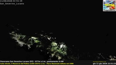 immagine della webcam nei dintorni di Morano Calabro: webcam San Severino Lucano