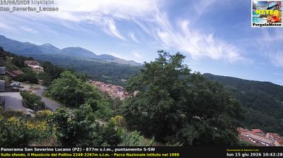 immagine della webcam nei dintorni di Grumento Nova: webcam San Severino Lucano