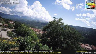 immagine della webcam nei dintorni di Castelsaraceno: webcam San Severino Lucano