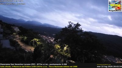 immagine della webcam nei dintorni di Monte Sirino: webcam San Severino Lucano