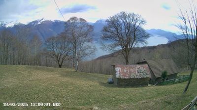 immagine della webcam nei dintorni di Alpe Giumello: webcam Sant'Abbondio