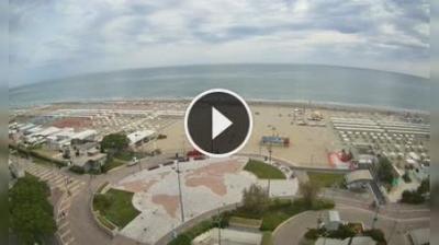 Preview delle webcam di Riccione: Live cam - Seafront