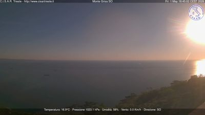 immagine della webcam nei dintorni di Monfalcone: webcam Barcola