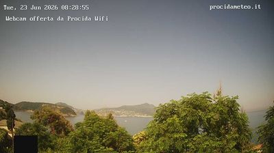 immagine della webcam nei dintorni di Giugliano in Campania: webcam Isola di Procida