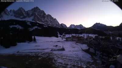 immagine della webcam nei dintorni di Monte Zoncolan: webcam Cima Sappada