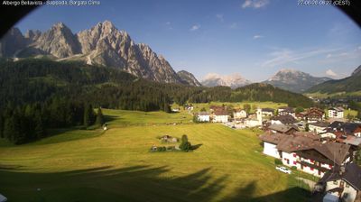 immagine della webcam nei dintorni di Lorenzago di Cadore: webcam Cima Sappada