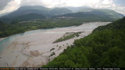 immagine della webcam nei dintorni di Spilimbergo: webcam Pinzano al Tagliamento