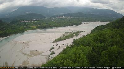immagine della webcam nei dintorni di Martignacco: webcam Pinzano al Tagliamento