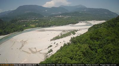 immagine della webcam nei dintorni di Gemona del Friuli: webcam Pinzano al Tagliamento