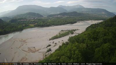 immagine della webcam nei dintorni di Caneva di Tolmezzo: webcam Pinzano al Tagliamento