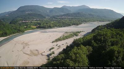 immagine della webcam nei dintorni di San Daniele del Friuli: webcam Pinzano al Tagliamento