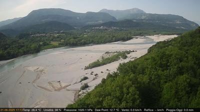 immagine della webcam nei dintorni di Basiliano: webcam Pinzano al Tagliamento
