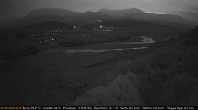 immagine della webcam nei dintorni di Bordano: webcam Pinzano al Tagliamento