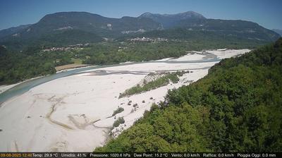immagine della webcam nei dintorni di Maniago: webcam Pinzano al Tagliamento