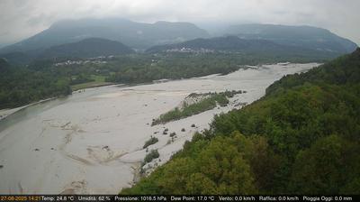 immagine della webcam nei dintorni di Bertiolo: webcam Pinzano al Tagliamento