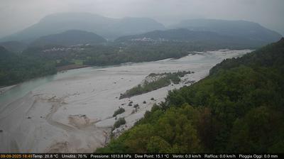 immagine della webcam nei dintorni di Udine: webcam Pinzano al Tagliamento