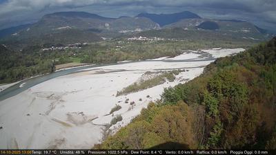 immagine della webcam nei dintorni di Bertiolo: webcam Pinzano al Tagliamento