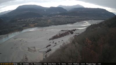 immagine della webcam nei dintorni di Andreis: webcam Pinzano al Tagliamento