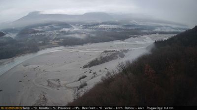 immagine della webcam nei dintorni di Caneva di Tolmezzo: webcam Pinzano al Tagliamento