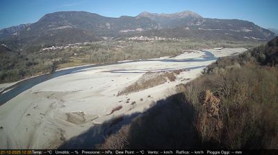 immagine della webcam nei dintorni di Gemona del Friuli: webcam Pinzano al Tagliamento